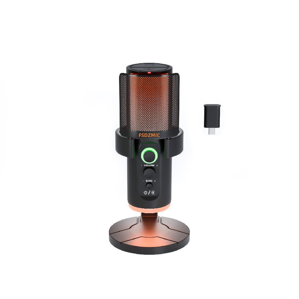 FS-WX2 无线有线两用RGB 电容麦克风